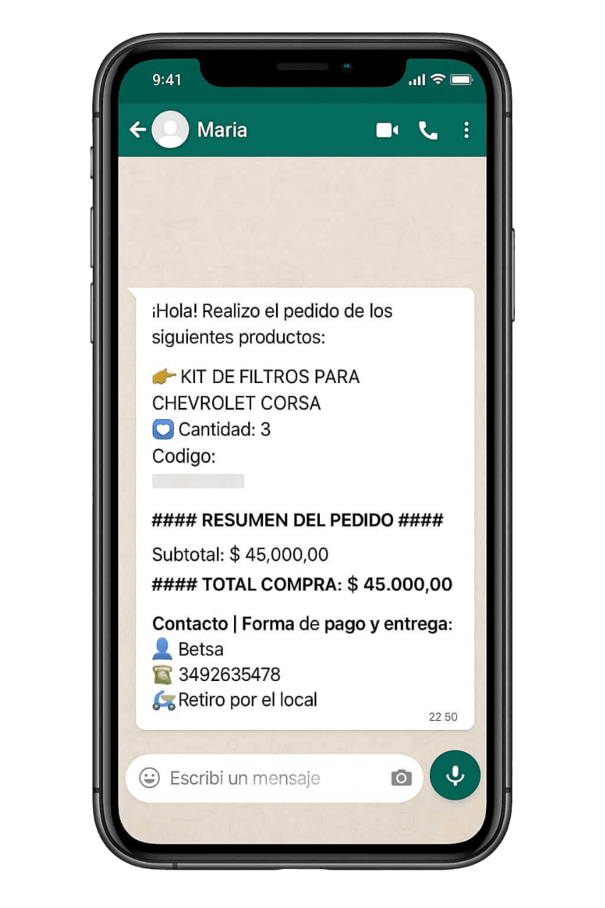 Sistema de pedidos por WhatsApp organizado automáticamente - Pedify Argentina